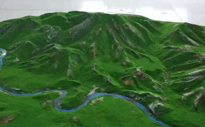 现代文殊镇文殊镇沙盘模型的优势