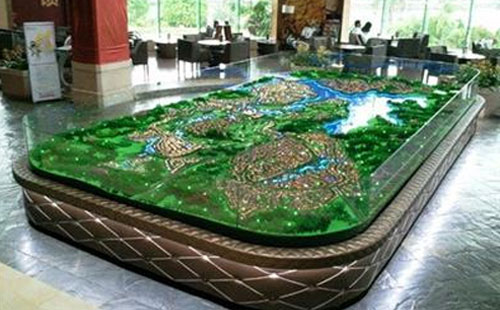 制作文殊镇文殊镇沙盘模型需要注意细节