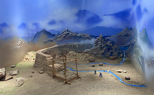 永昌长城文化中心-汉代古长城修筑场景复原