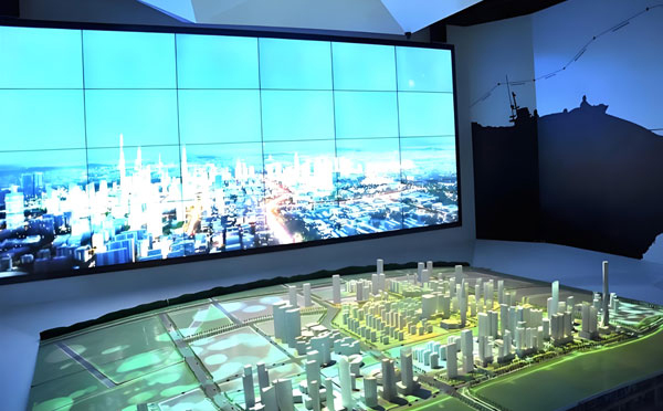 11月电子文殊镇文殊镇沙盘模型新进展：轩辕沙盘深化地形浮雕与数字交互融合